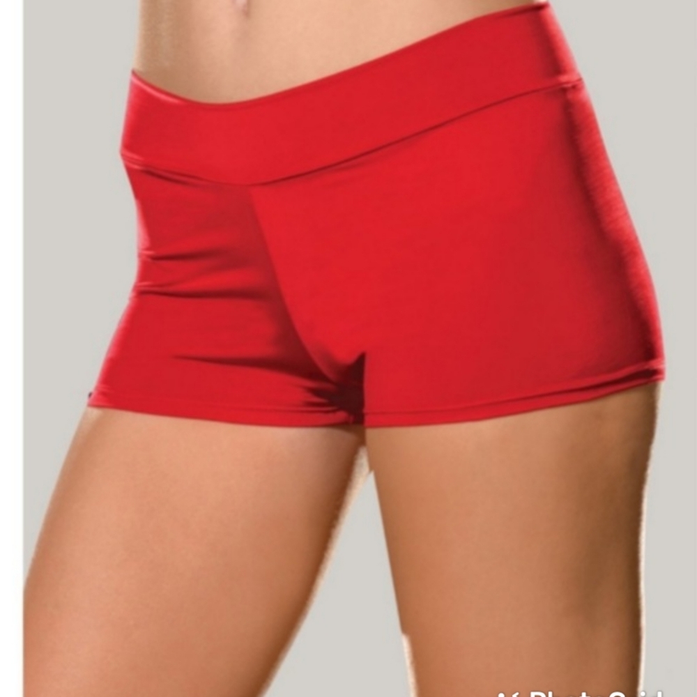 NEW ROXIE RED Basic knit hot short with Elastic waist size 3X,4X